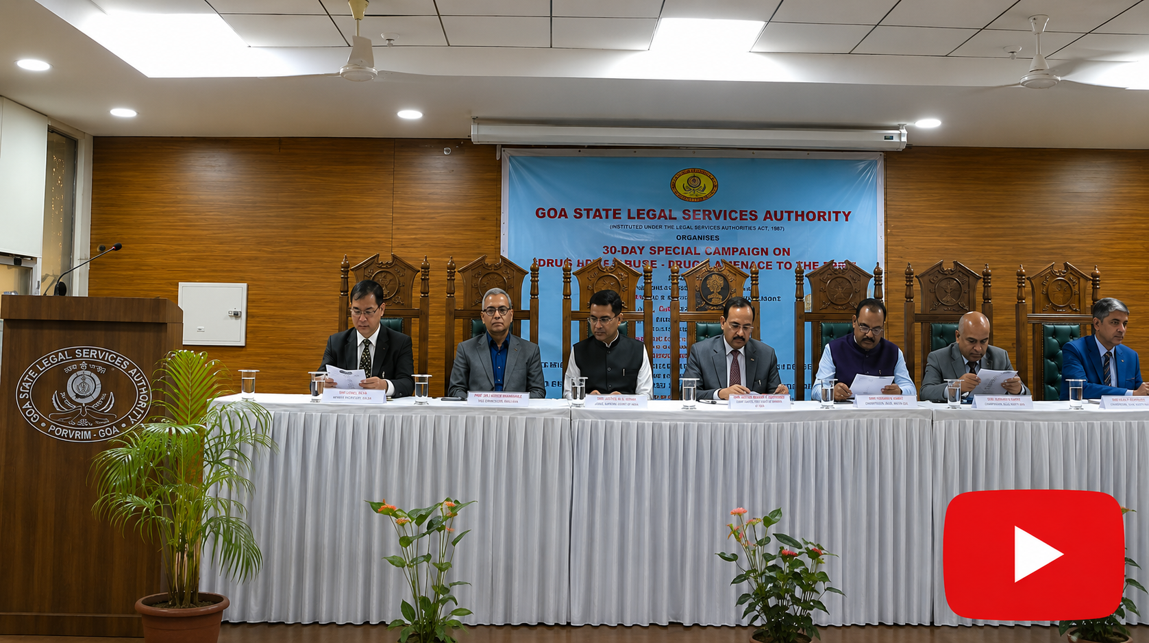 INAUGURATION OF 30 DAY SPECIAL AWARENESS CAMPAIGN ON DRUG ABUSE - DRUGS  A MENACE TO THE SOCIETY