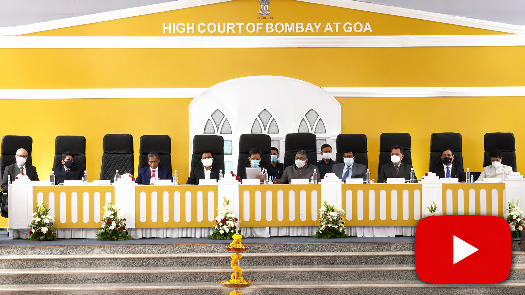 Webcast Link of Inauguration of New High Court Building of the High Court of Bombay at Goa